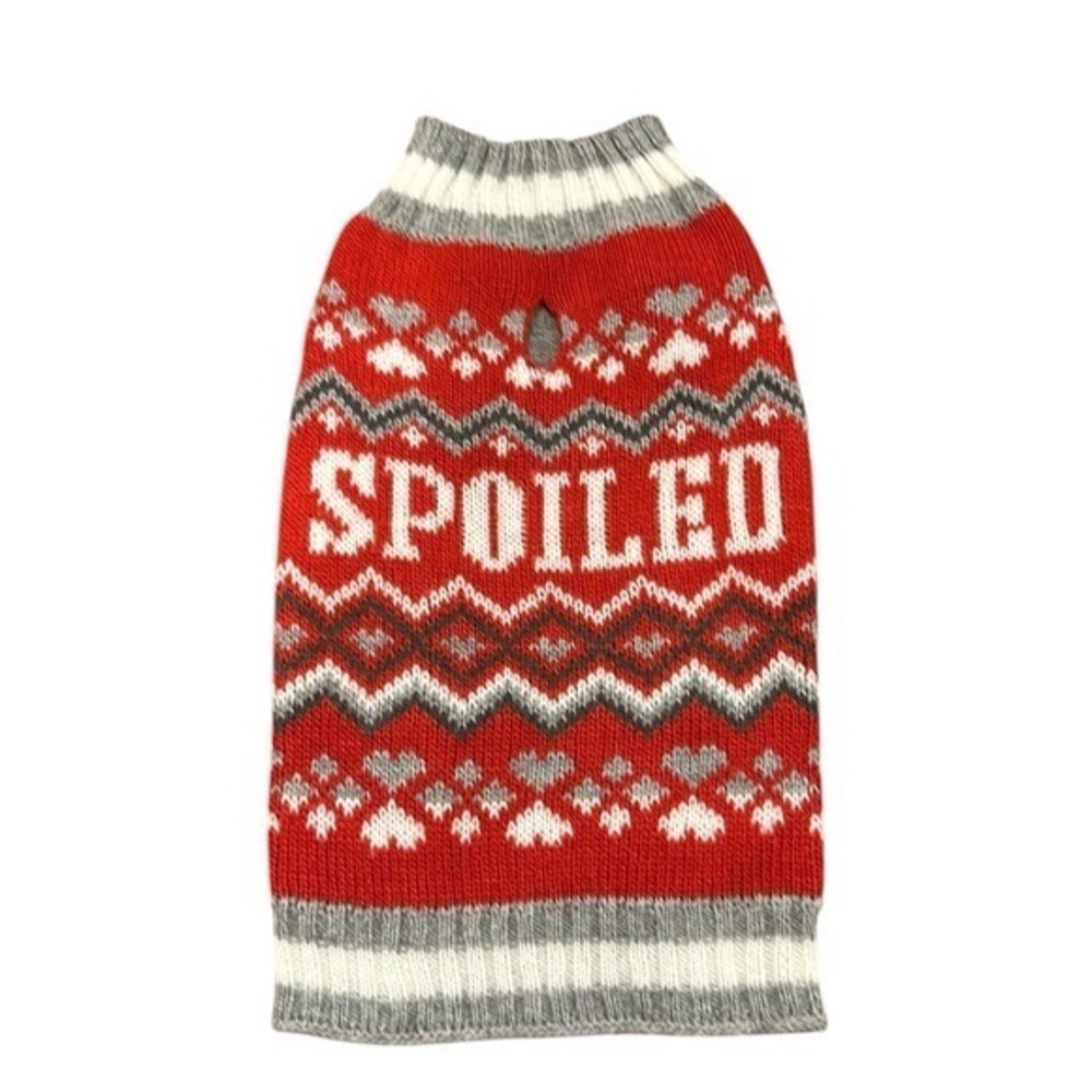 Vibrant Life Size XS Spoiled dog sweater